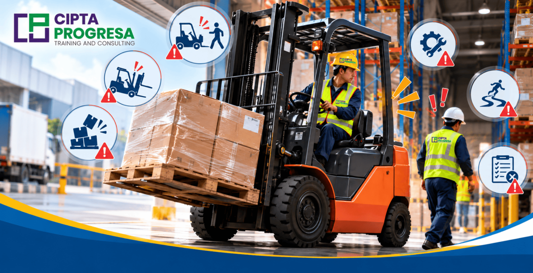 7 Risiko Operasional Forklift yang Sering Terjadi di Tempat Kerja