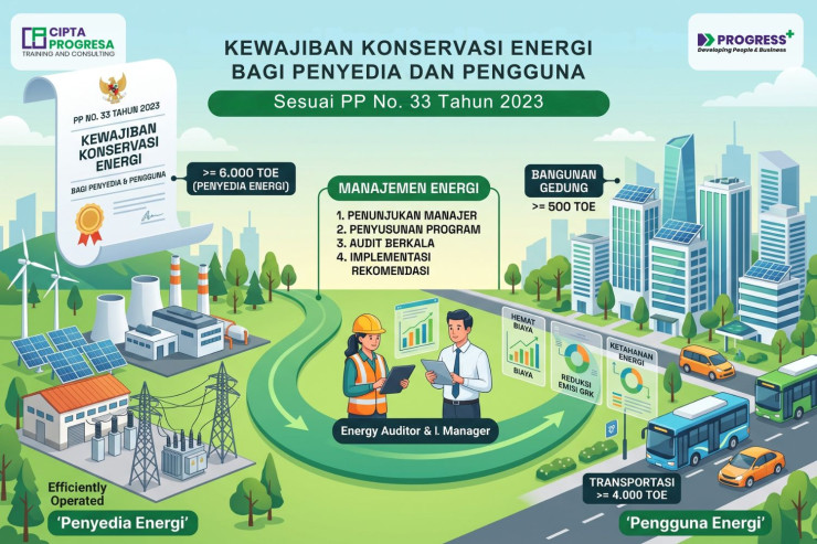 PP No. 33 Tahun 2023: Kewajiban Konservasi Energi bagi Penyedia & Pengguna Energi