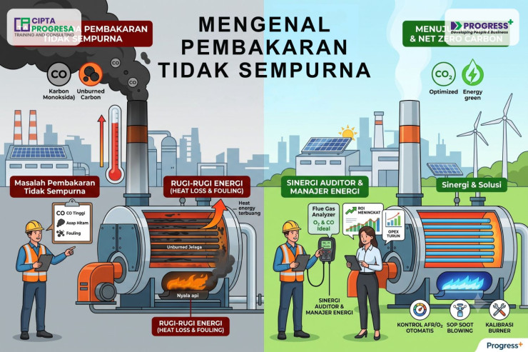 Tanda Pembakaran Tidak Sempurna pada Boiler & Dampak Rugi Energinya